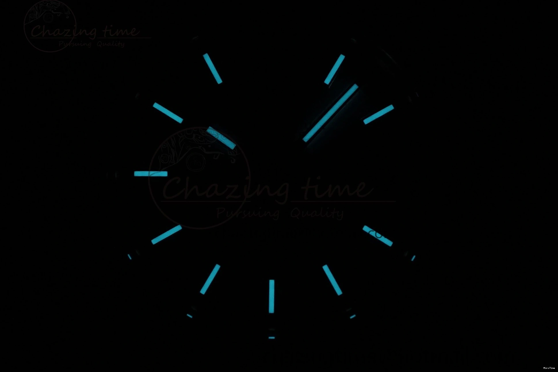 MiroTime 0418 SportInspired DayDate 40 SS JDF 904L Steel Gray Textured Stick Dial on President Bracelet VR3255 V3 (Gain Weight) 1437